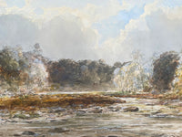 Fine C19th Victorian Watercolour -  The River Stour - by Edmund Morison Wimperis 1896