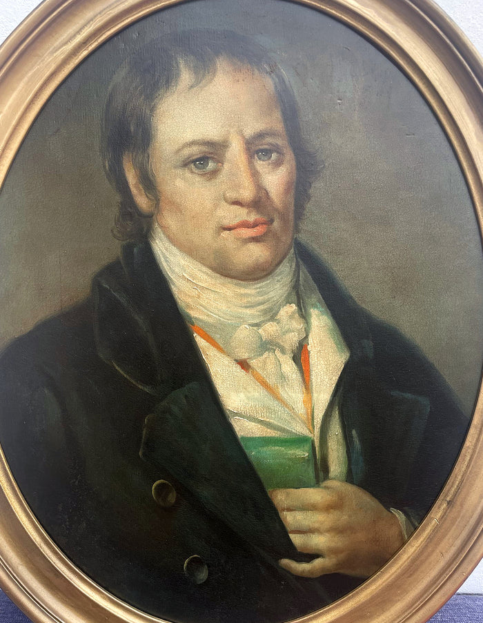 Fine Vintage Oil on Board Portrait of an C18th Gentleman SOLD