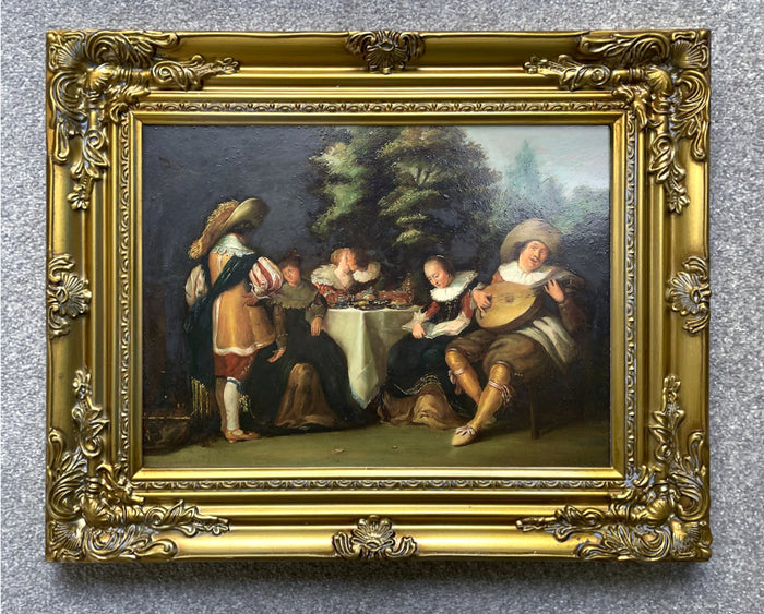 Superb Vintage Dutch School Oil on Panel - 