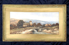 Superb Large C19th Victorian Watercolour - Richard Henry Nibbs (1816-1893) Horse & Cart on a Rural Bridge Sold