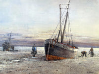 Excellent Oil on Board of the Victorian Fishing Vessel "Baden Powell" SOLD