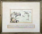 Excellent Edwardian Watercolour by George Denholm Armour (1864-1949) - "The Newly Imported American Seat" SOLD