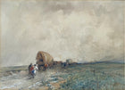 Exquisite C19th Victorian Watercolour - "Approaching Sheffield Gypsies on the Moor" -F.W.Hattersley (1859-1942) SOLD