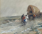 Exquisite C19th Victorian Watercolour - "Approaching Sheffield Gypsies on the Moor" -F.W.Hattersley (1859-1942) SOLD