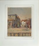 Superb Early C20th Watercolour of Docks at Ipswich - attrib Leonard Squirrel (1893-1979) SOLD