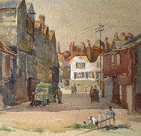 Superb Early C20th Watercolour of Docks at Ipswich - attrib Leonard Squirrel (1893-1979) SOLD