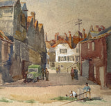 Superb Early C20th Watercolour of Docks at Ipswich - attrib Leonard Squirrel (1893-1979) SOLD