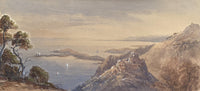 Fine Mid C19th Watercolour - Italian Coastal Scene - Thomas Charles Leeson Rowbotham