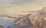 Fine Mid C19th Watercolour - Italian Coastal Scene - Thomas Charles Leeson Rowbotham