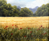 Delightful Vintage mid C20th Oil on Canvas - Rural Landscape "The Field Gate" SOLD