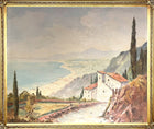 Superb Early C20th Italian School Oil on Canvas - Extensive Lake Scene - Muller SOLD