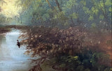 Delightful Mid C20th Vintage Oil on Board - Rural River Landscape - James Muir Gilbert SOLD