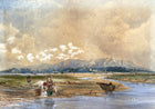 Excellent Early C19th Victorian Watercolour -Fisherfolk on the Beach- David Cox Jnr 1841 SOLD