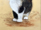 Delightful Vintage Mid C20th Pastel & Watercolour Portrait of a Kitten - Mabel Gear SOLD