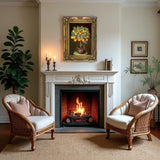 Exquisite Oleograph on Canvas Still Life of an Orange Tree