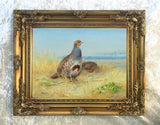Partridge in a Moorland Landscape - Fine Lithograph on Canvas after Thorburn