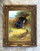Black Game in a Copse - Fine Lithograph on Canvas after Thorburn
