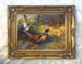 Fine Lithograph on Canvas - Pheasants Rising aft. Thorburn