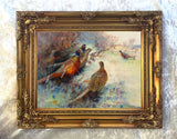 Fine Lithograph on Canvas - Pheasants in a Copse aft. Frank Southgate