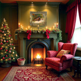 Fine Lithograph on Canvas - A Cock and Hen Pheasant in Autumn