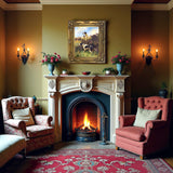 Fine Oleograph on Canvas - A Pair of Pointers in a Moorland Landscape on point