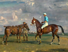 Fine Oleograph on Canvas of the Polo Pony Gargantilla after A.J.Munnings