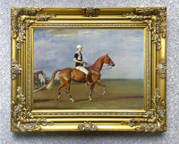 Fine Oleograph on Canvas of "The Polo Pony" after A.J.Munnings