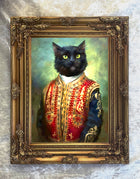 "The Regimental Sergeant Major" Fine Oleograph on Canvas after Thierry poncelet