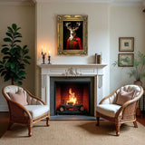 Fine Oleograph on Canvas after Thierry poncelet - An Aristocratic Stag