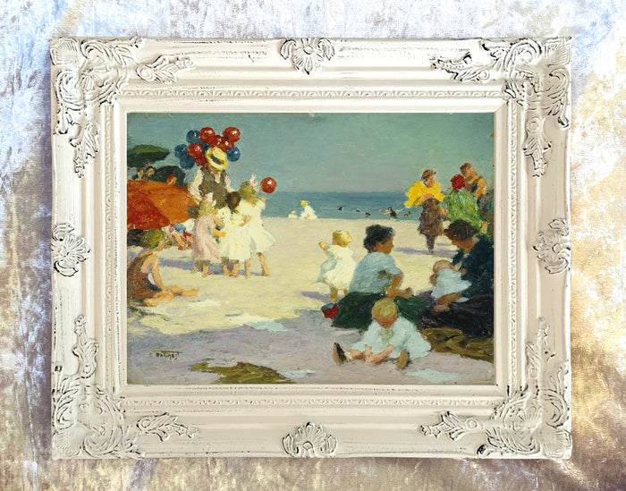 Stunning Oleograph on Canvas 