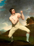 Fine Ornate Gilt Framed Oleograph of Richard Humphreys the Boxer
