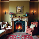 Fine Gilt Framed Oleograph of a Golden Retriever