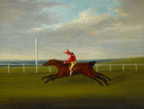 Fine Oleograph on Canvas of the Racehorse Whisker & Raphael at the 1815 Derby