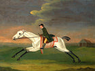 Fine Oleograph on Canvas of Mr. Mitchells Grey Hunter aft. Francis Sartorius