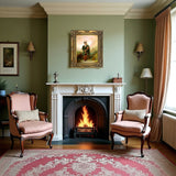 Exquisite Oleograph on Canvas - Portrait of a Scottish Piper in full Tartan