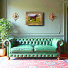 Oleograph on Canvas of the Bay Shire Horse "Sowerby Belle"