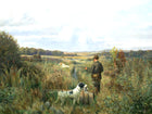 Fine Gilt Framed Oleograph "The Shoot"