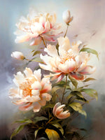 Exquisite Still Life Oleograph on Canvas - A Beautiful Floral Spray