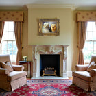 Gilt Framed Oleograph of a Group of 3 Terriers
