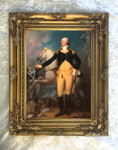 Fine Gilt Framed Oleograph of George Washington