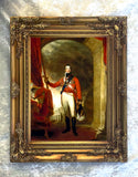 Fine Gilt Framed Oleograph Portrait of Arthur Wellesley - The Duke of Wellington