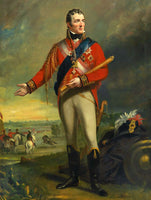 Fine Gilt Framed Oleograph Campaign Portrait of Arthur Wellesley - The Duke of Wellington