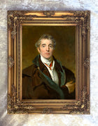 Fine Ornate Gilt Framed Oleograph Portrait of Arthur Wellesley - The Duke of Wellington