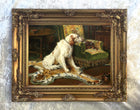 Gilt Framed Oleograph on Canvas - "Pride of Place"