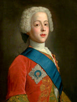 Fine Portrait of Bonnie Prince Charlie - Oleograph on Canvas