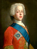 Large Gilt Framed Oleograph Portrait of a Bonnie Prince Charlie
