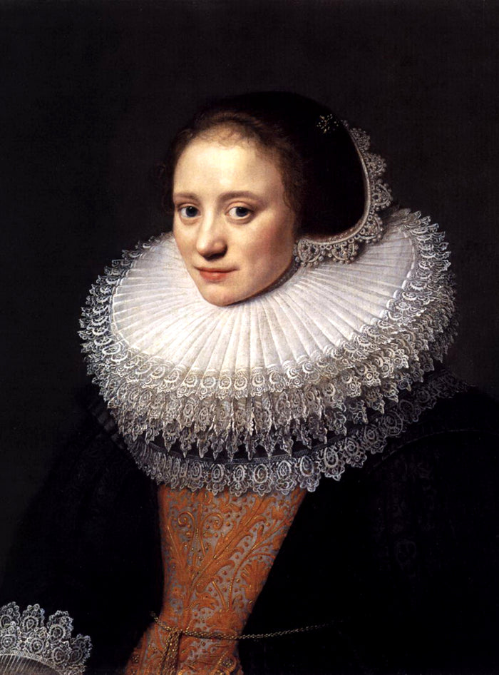 Fine  Lithograph Portrait of a Jacobean Lady