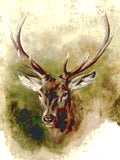 Fine Oleograph of a Stag after the original by Edwin Landseer