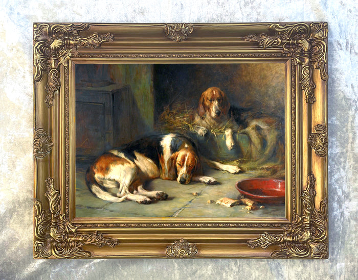 Ornate Framed Oleograph of the 