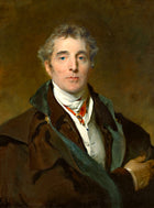Fine Ornate Gilt Framed Oleograph Portrait of Arthur Wellesley - The Duke of Wellington